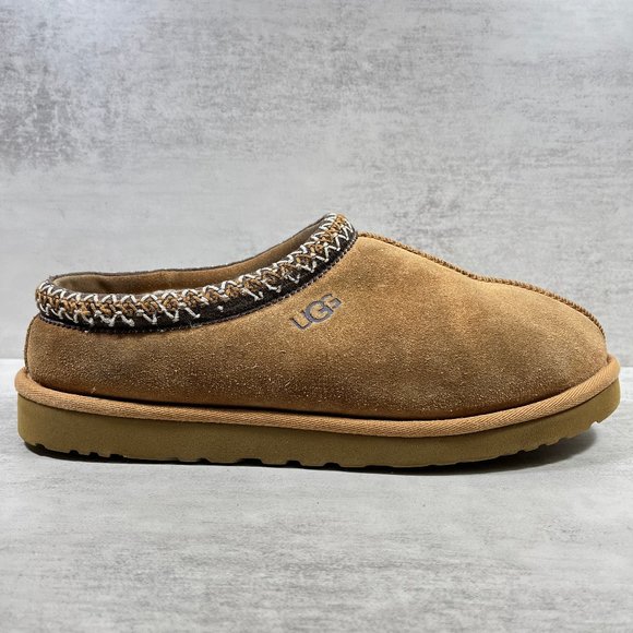 Ugg Tasman Suede Sheepskin Slippers - Men's Size 11 - Picture 4 of 9